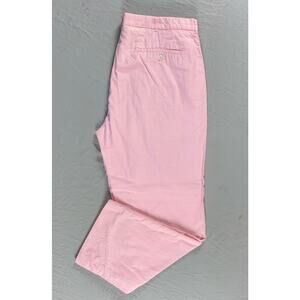 Ralph Lauren Polo Vintage Flat Front Chino Pants. Pink Micro-Check, Men's 38X30.